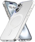 Hoesje - Geschikt voor iPhone 16 - Transparant - Geschikt voor MagSafe - Slank - Shock proof hoes - afbeelding 1