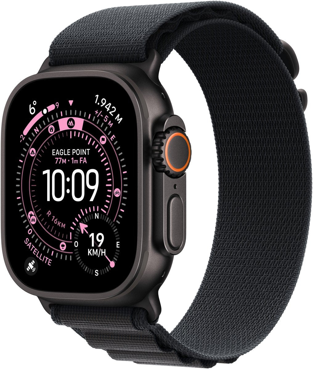 Apple Watch Ultra 3 - Wifi + 5G - 49mm - Black Titanium Case - Medium - afbeelding 1