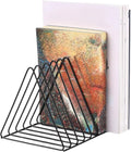 LP Opbergsysteem - Zwart - Elpee Opbergrek - Platenrek van Metaal - Opbergrek LP - Vinyl OpbergSysteem - 50 tot 60 Platen - Bordenstandaard - Boekenstandaard - afbeelding 1