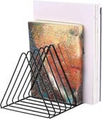 LP Opbergsysteem - Zwart - Elpee Opbergrek - Platenrek van Metaal - Opbergrek LP - Vinyl OpbergSysteem - 50 tot 60 Platen - Bordenstandaard - Boekenstandaard - afbeelding 1
