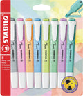 STABILO swing cool - Markeerstift - Perfect Voor Onderweg - Pastel - Etui Met 8 Kleuren - afbeelding 1