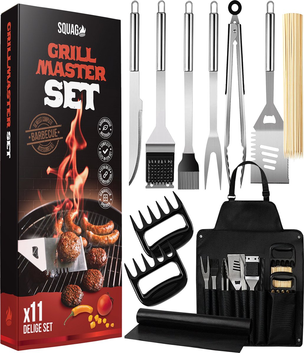 Squago BBQ Accessoires XXL Set met Schort - afbeelding 5
