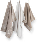 Walra Keukenset Superior Kitchen Set - 2x 50x70 + 1x 50x50 - Taupe / Wit - afbeelding 1