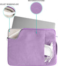 Coverzs Luxe Laptoptas - 15.6 inch & 17 inch - Paars - afbeelding 1