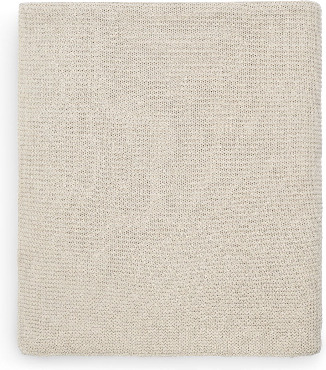 Jollein Deken Wieg 75x100cm - Basic Knit - Nougat - Wiegdekentje Baby - afbeelding 1