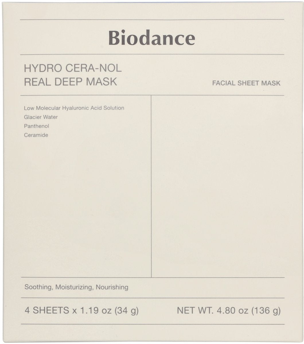 Biodance Real Deep - Gezichtsmasker - Hydro Cera-Nol - 4 Stuks - afbeelding 4