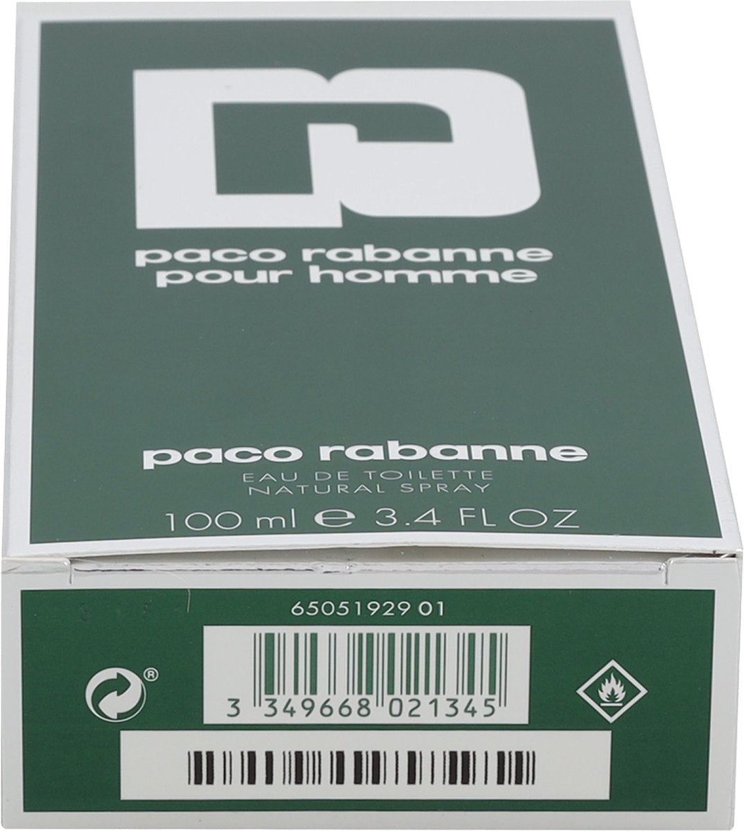 Paco Rabanne Pour Homme 100 ml Eau de Toilette - afbeelding 2