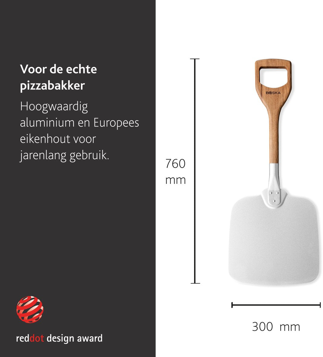Boska Pizzaschep Barbecue - Kort handvat - afbeelding 5