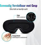 Somnifiq Slaapmasker - Luxe 3D Oogmasker Slaap - Zijden Slaapmasker - Traagschuim - 100% Verduisterend - Voor Mannen en Vrouwen - afbeelding 3