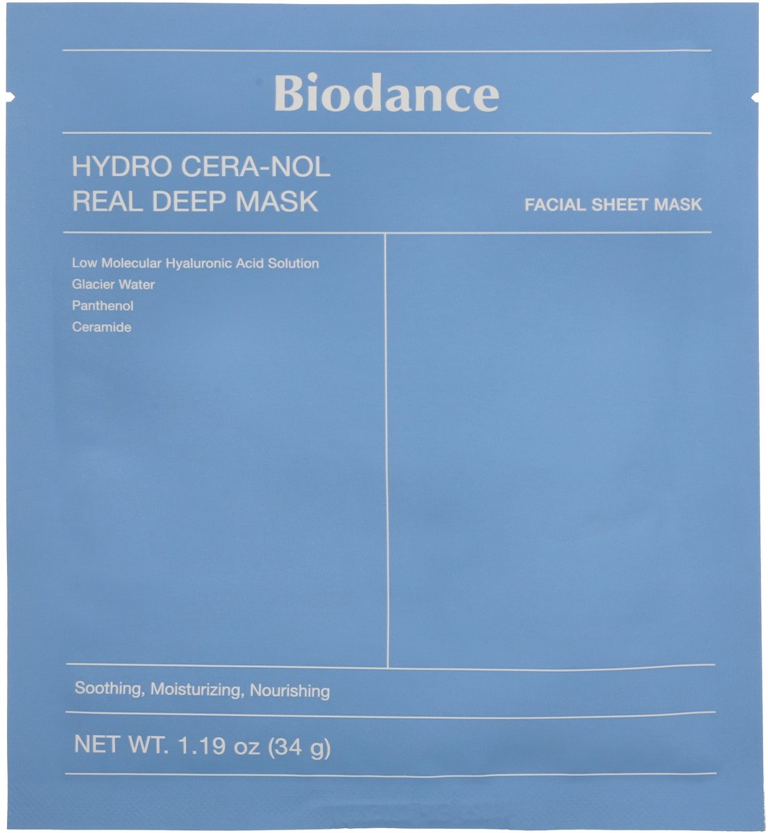 Biodance Real Deep - Gezichtsmasker - Hydro Cera-Nol - 4 Stuks - afbeelding 2
