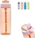 Kambukka Lagoon waterfles 750ml - Mango Tango met geïntegreerd rietje - 100% lekvrij - afbeelding 1