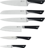 Jamie Oliver by Tefal Messenset - 6-delig - Inclusief Messenblok - Hout/RVS - Professionele Kwaliteit - afbeelding 2