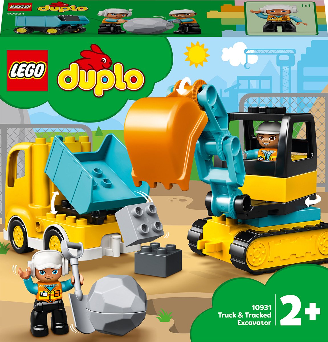 LEGO DUPLO Truck & Tracked Excavator 10931 - afbeelding 1