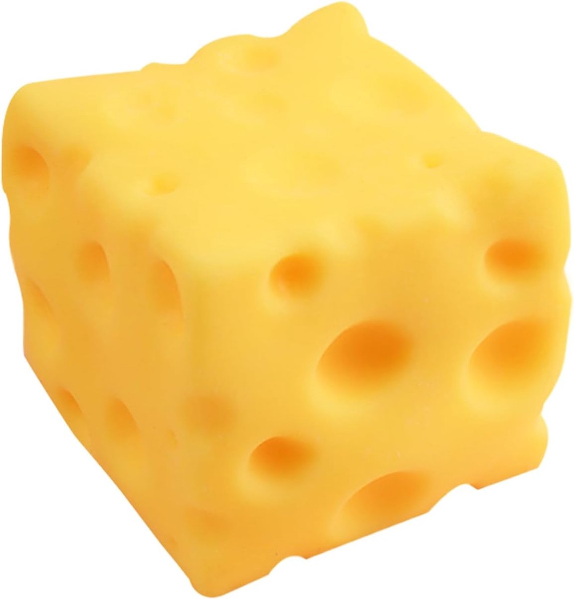 Premium Kwaliteit Cheese Squishy / Kaas Stressbal | Anti Stress Speelgoed | Tik-Tok Fidget - Geel - afbeelding 2
