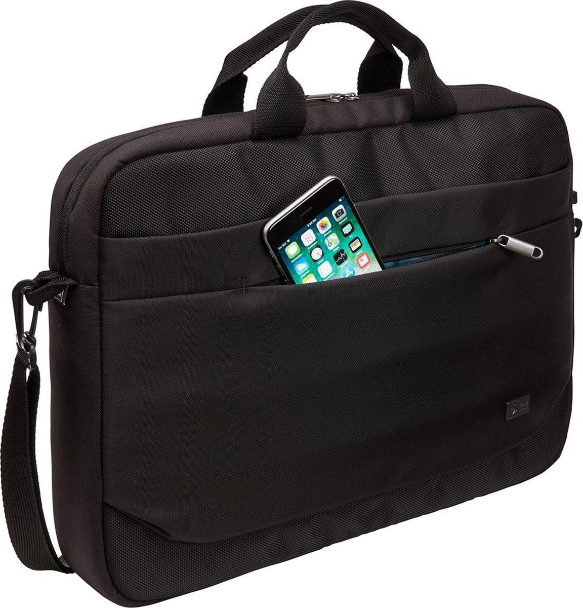 Case Logic Advantage - Laptop Schoudertas - 17 inch - Zwart - afbeelding 4