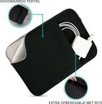 Coverzs Laptophoes - 15.6 inch - Zwart - afbeelding 3