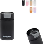 Kambukka Olympus Thermosbeker 300 ml - Koffiebeker To Go - makkelijk reinigen - lekvrije Koffiebeker - RVS - Zwart - afbeelding 1