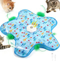 Interactief Kattenspeelgoed - Elektrisch Kattenspeelgoed - Kattenhengel - Verstoppertje Kattenspeeltje - Speelgoed Kat - Kattenspeeltjes Automatisch - Huisdierspeelgoed - Oplaadbaar - Kat Speelhengel met Veren - Kitten Speeltjes - Tegen Verveling - afbeelding 1