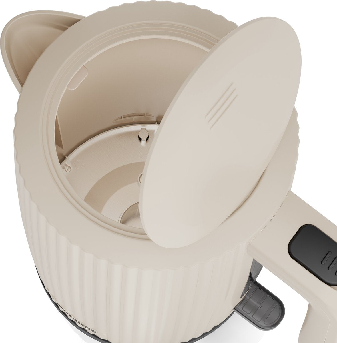 Princess Waterkoker Wave 236048 - Retro - 1.7 liter - BPA-vrij - Waterniveau indicator - 2200W - Beige - afbeelding 5