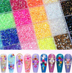 Luxe Strasssteentjes Set - 32.000 Stuks - 40 Kleuren - XXL DIY Rhinestones Kit met 3x 10ml Lijm - Plaksteentjes voor Kleding, Mokken, Schoenen & Nagels - Hobby Pakket - 0.3 cm - afbeelding 3