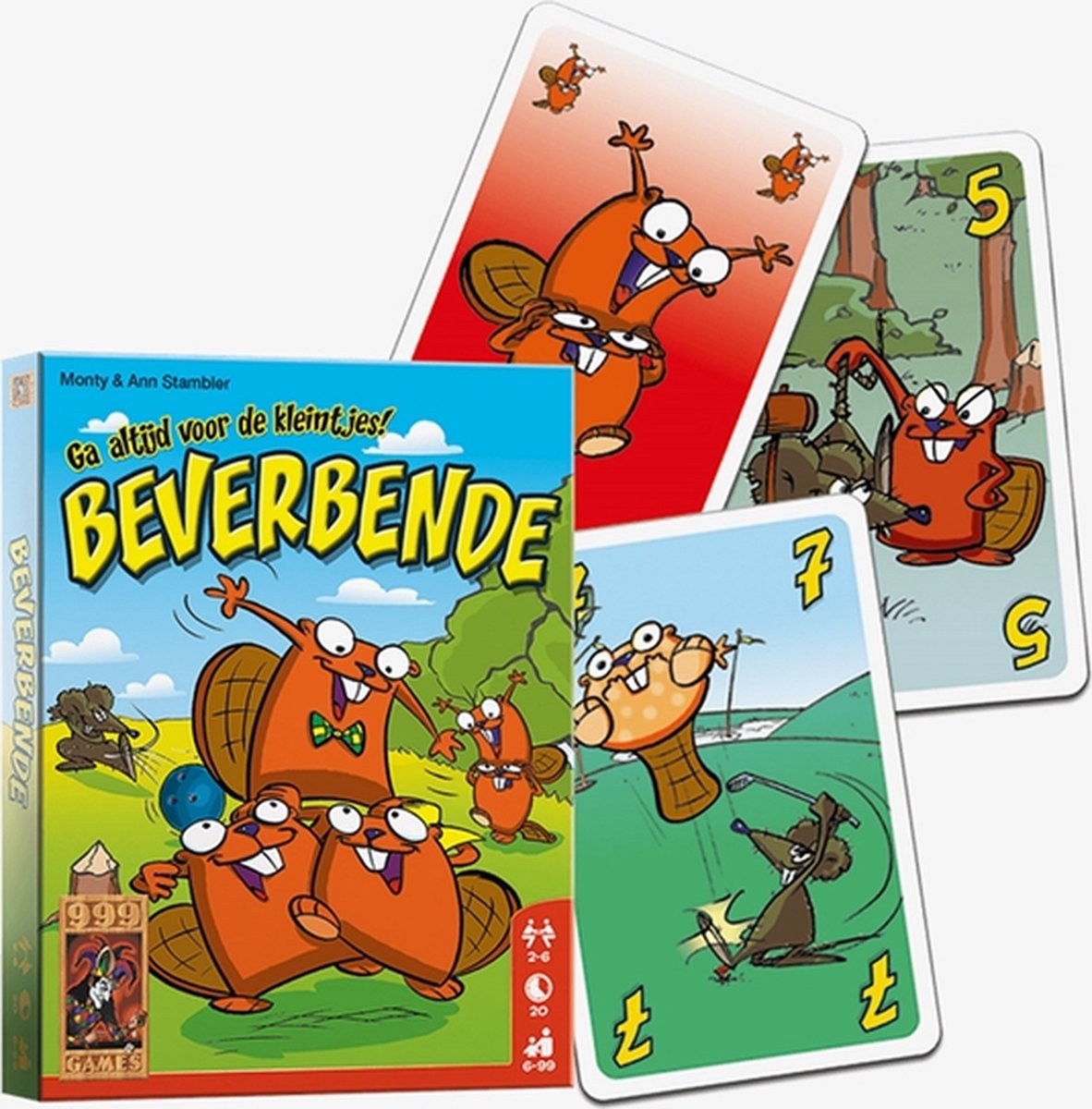999 Games - Beverbende - Kaartspel - Tactisch geheugenspel - Familiespel - Gezelschapsspel - Educatief spel - vanaf 6 jaar - Klein cadeautje - afbeelding 4