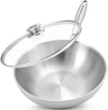 Savoré Kitchen Wokpan RVS 28 cm met Deksel - afbeelding 1