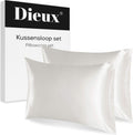 Dieux® - Wit - Kussenslopen 60 x 70 cm - afbeelding 1