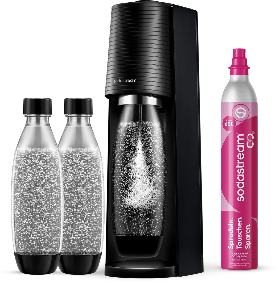 Sodastream Bruiswatermachine Terra Megapack Zwart - afbeelding 1
