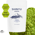 SHINYU Matcha - Ceremonial Grade A - Matcha thee poeder - Premium Japanse matcha poeder puur - Single Pack - 30g - afbeelding 2