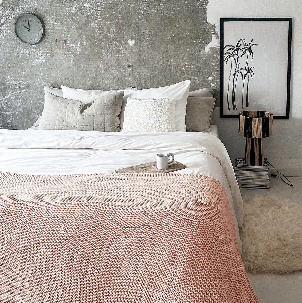 HOOMstyle Stockholm Plaid - Deken gebreid - Gehaakt - afbeelding 3