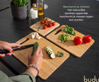Budu Snijplankenset 3 stuks - Snijplanken bamboe - afbeelding 3