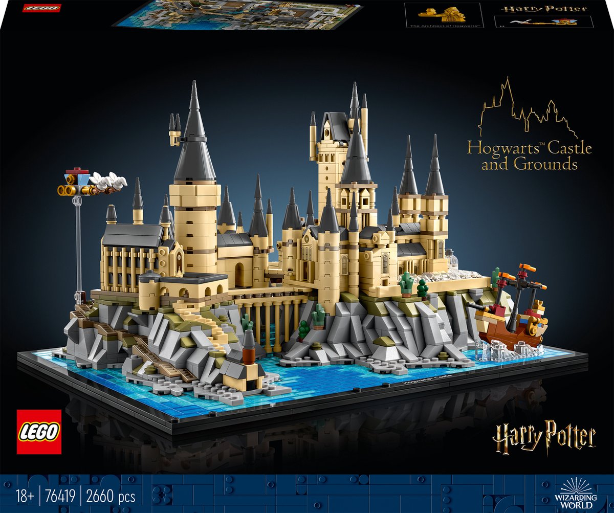 LEGO Harry Potter Kasteel Zweinstein en terrein Grote Set voor Volwassenen - 76419 - afbeelding 1