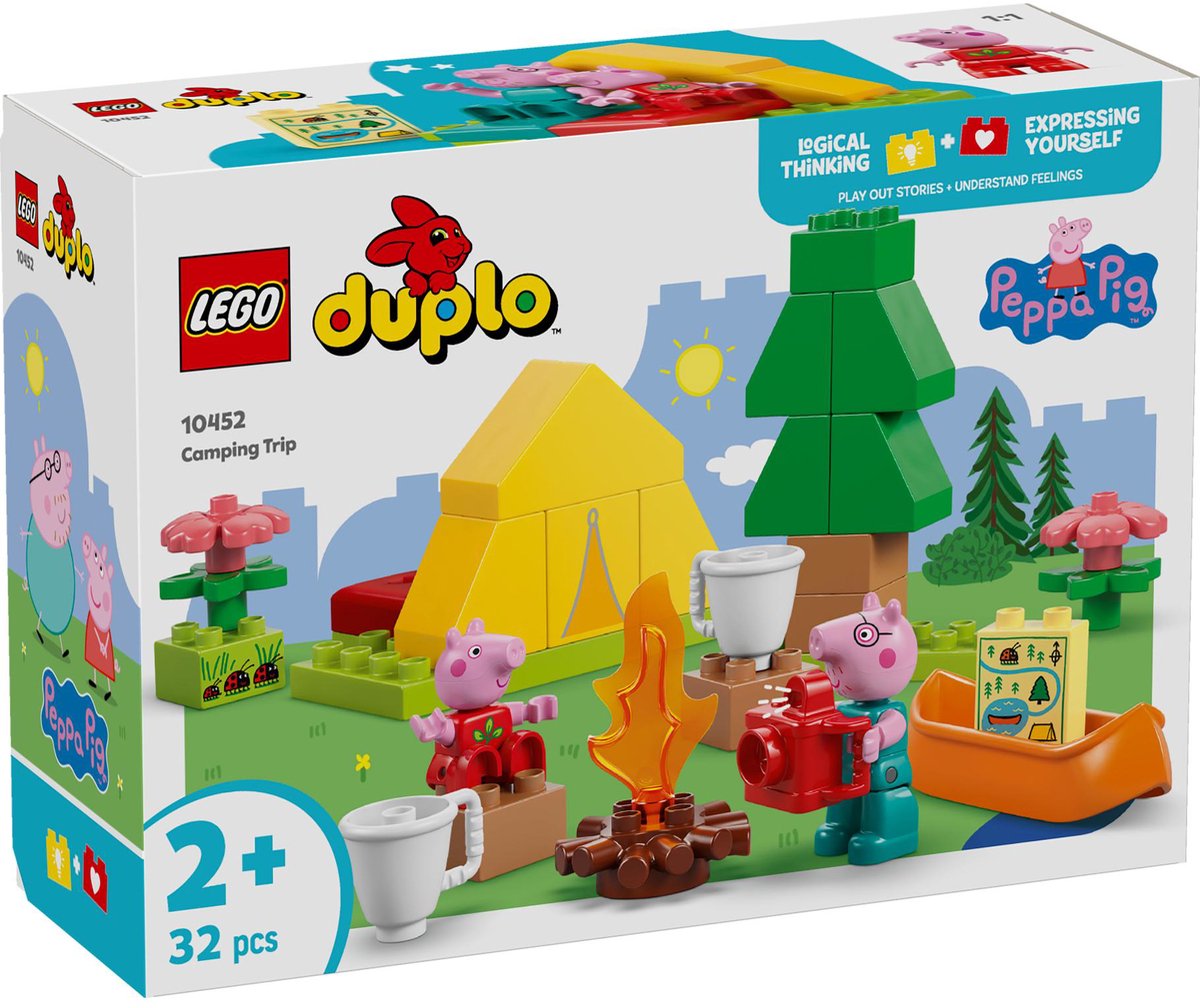 LEGO DUPLO Peppa Big Kampeertrip, Bouwbare Speelset - 10452 - afbeelding 1