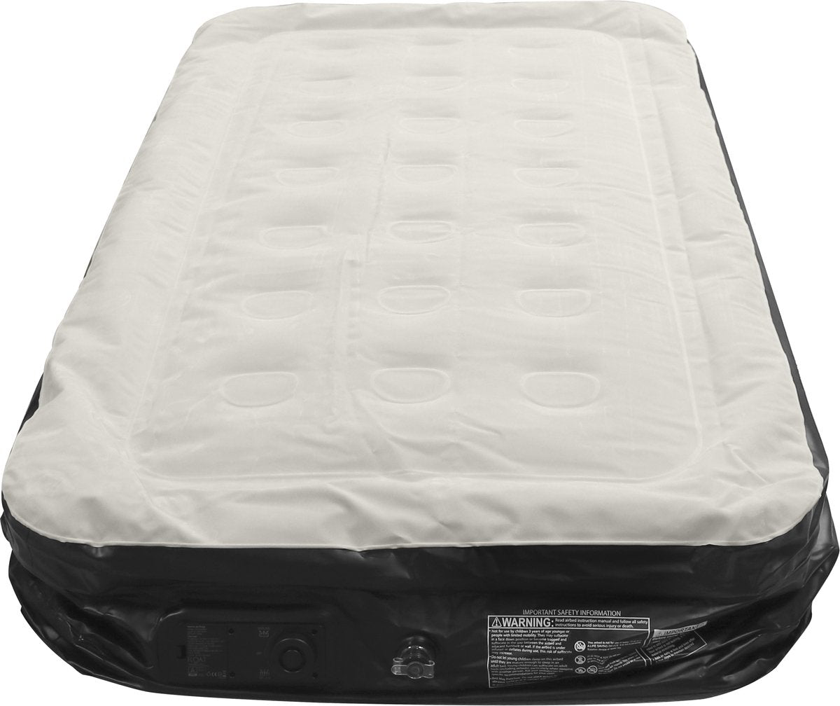 Eenpersoons luchtbed met ingebouwde elektrische pomp - 190x97x38 cm - Zelfopblazend 1 persoons luchtmatras - Logeerbed Twin - FLOAT NimbusRest - afbeelding 4