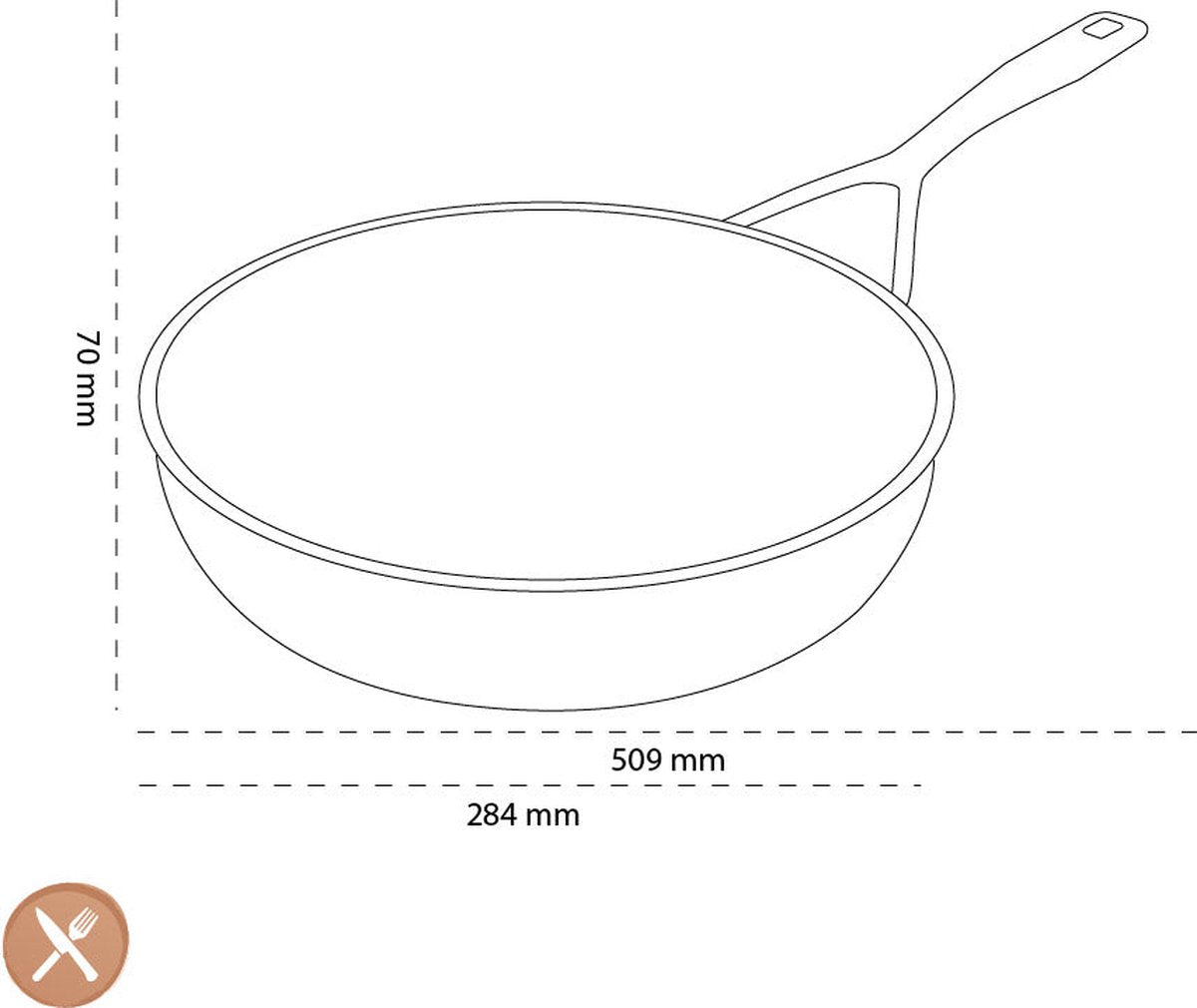 Demeyere Alu Pro 5 Ceraforce Hoge Bakpan 28 cm - afbeelding 2