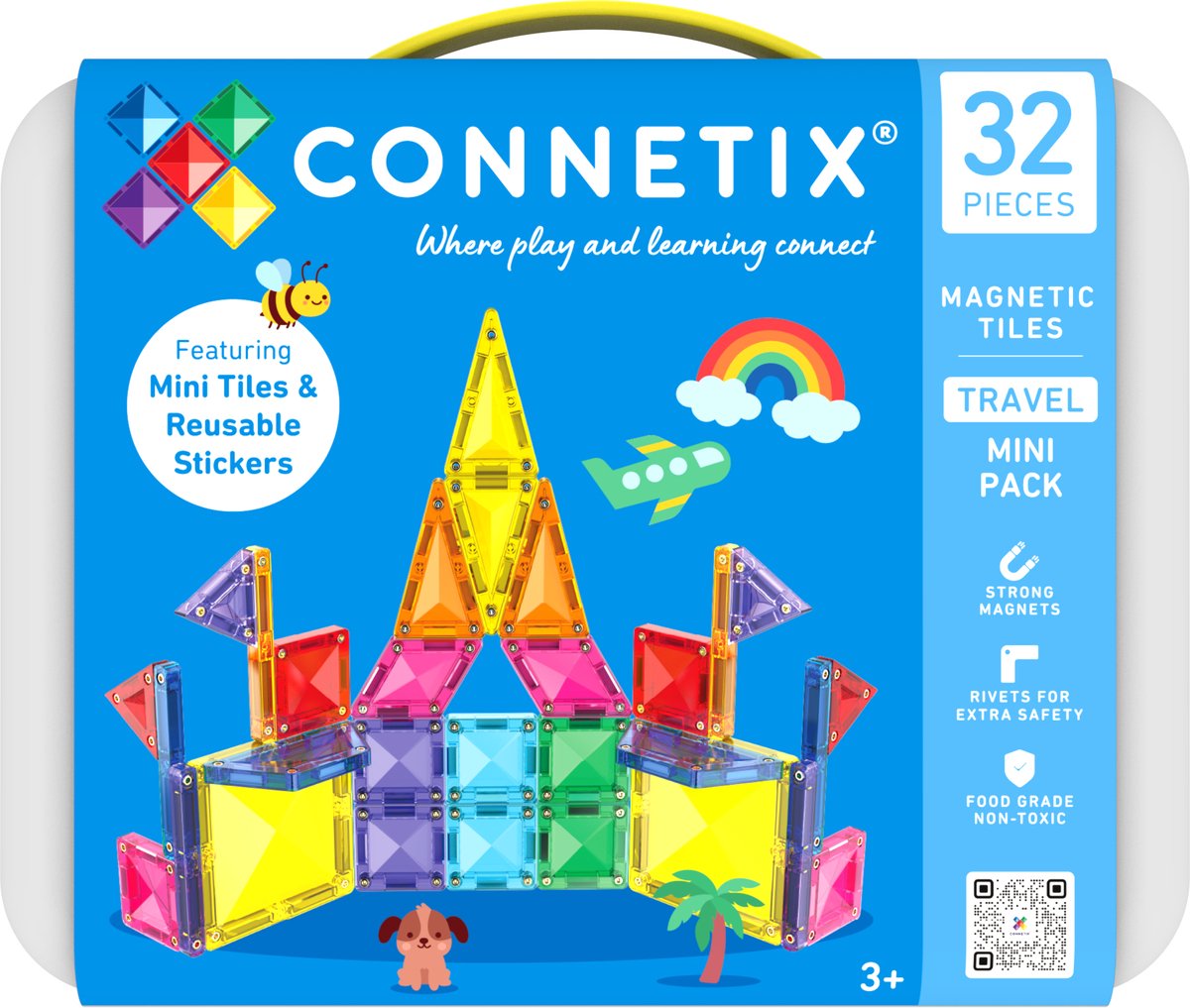 CONNETIX Travel Mini Pack - 32 magnetische tegels - afbeelding 1