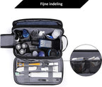 Toilettas - Luxe organizer - Zwart - Heren - Dubbele rits - afbeelding 4