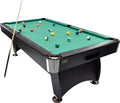 NORTH Gardone Pooltafel Zwart/Groen 8FT - afbeelding 1