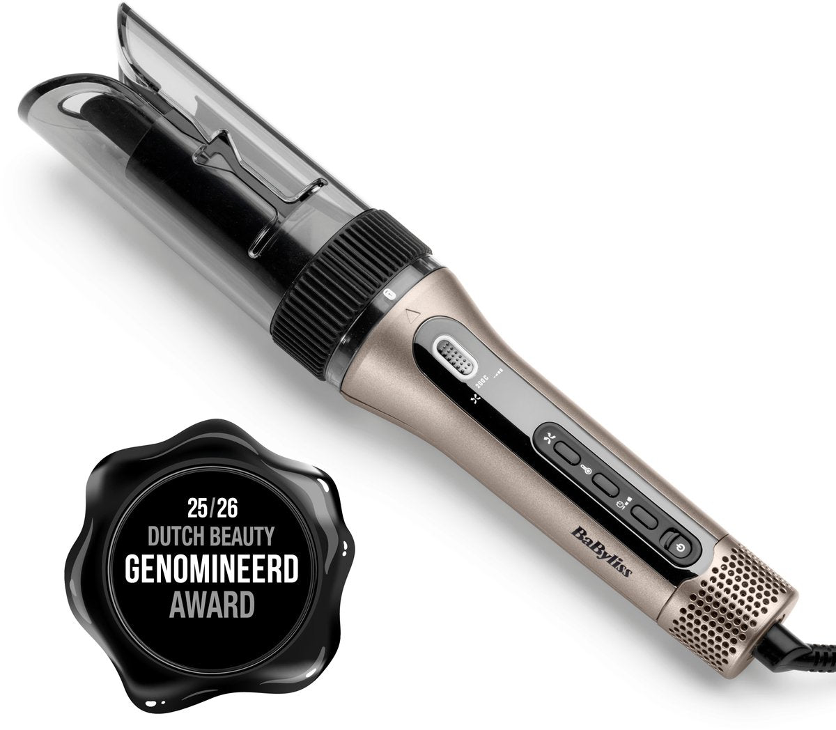 BaByliss Style Secret Air Automatische Krultang - Auto-Curl Technologie - Prachtige Krullen en Golven - Snel en Veilig Stylen - 3 draairichtingen - 4 timerinstellingen - afbeelding 1