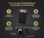 VEXON Ultra Slim -Wallet pro - Premium Wallet Slim - Creditcardholder - Pasjeshouder Zwart - afbeelding 3