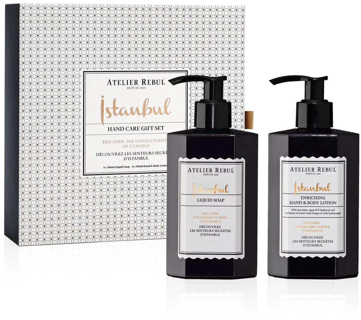 Atelier Rebul Istanbul - Hand Care Geschenkset - Handzeep + Bodylotion (250ml) - afbeelding 1