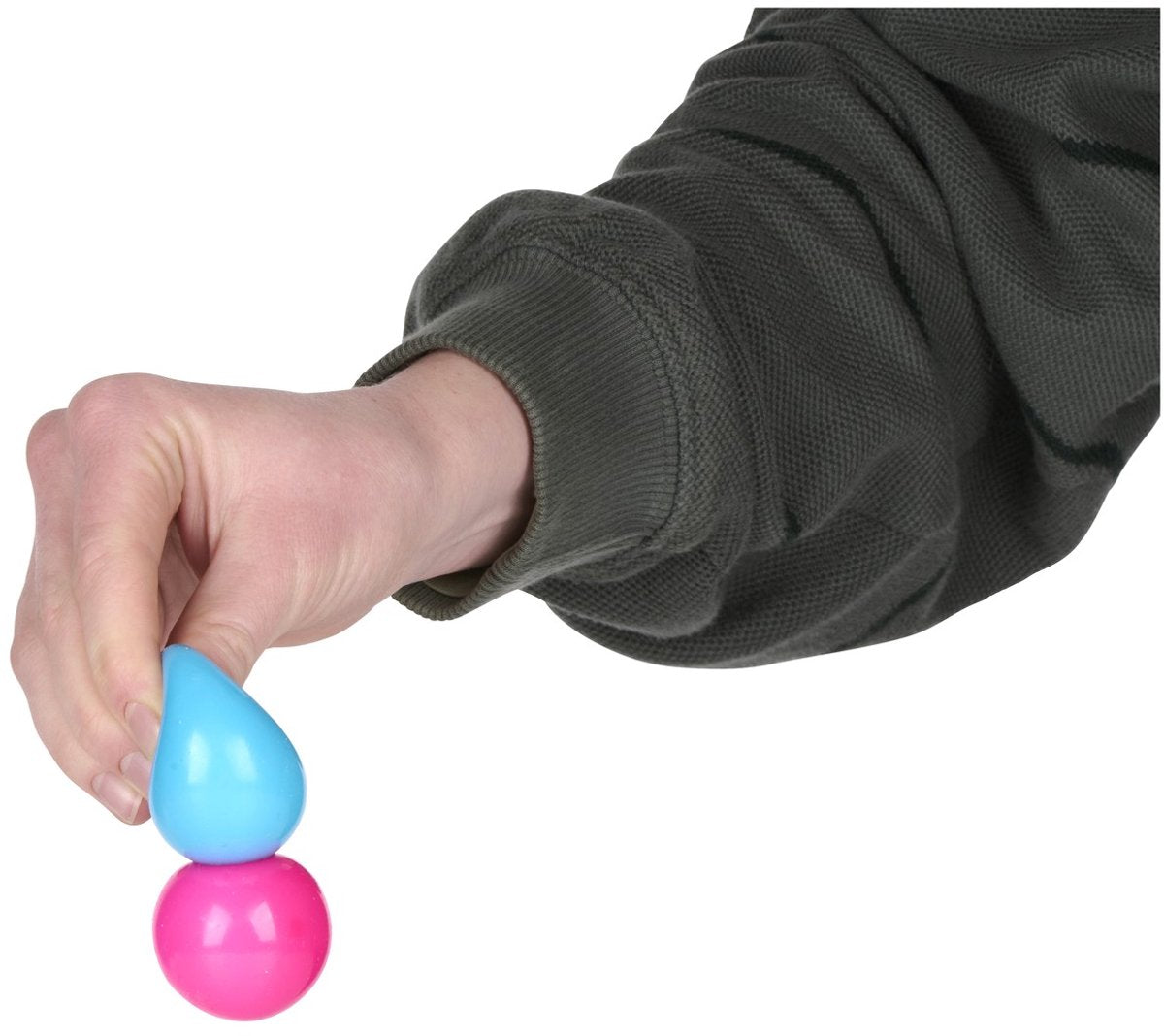 Eddy Toys Squish Ball - 33286 - Squishybal 12 Stuks Set - Quetschball Squeezable - Knijpbal - 12 Stuks - 3,5 cm - 1 Willekeurige Kleur Set - afbeelding 4
