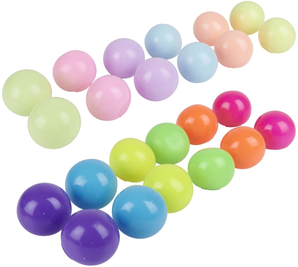 Eddy Toys Squish Ball - 33286 - Squishybal 12 Stuks Set - Quetschball Squeezable - Knijpbal - 12 Stuks - 3,5 cm - 1 Willekeurige Kleur Set - afbeelding 5