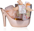 Geschenkset Vrouwen - Honey Jasmine Verwenpakket in Shiny Rosé Pump - Verjaardag cadeau vrouw, moeder, oma, vriendin, mama, zus - Cadeautje voor haar - Giftset - Huwelijk - Housewarming - Cadeautje volwassenen - afbeelding 1