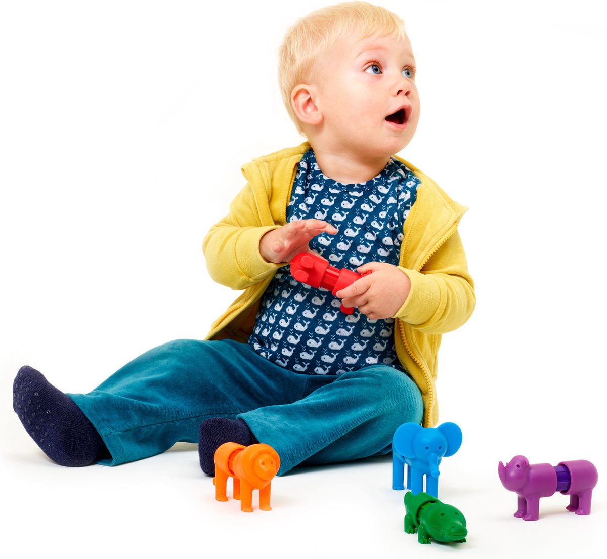 SmartMax My First Safari Animals - 18-delige magnetische bouwset - afbeelding 2