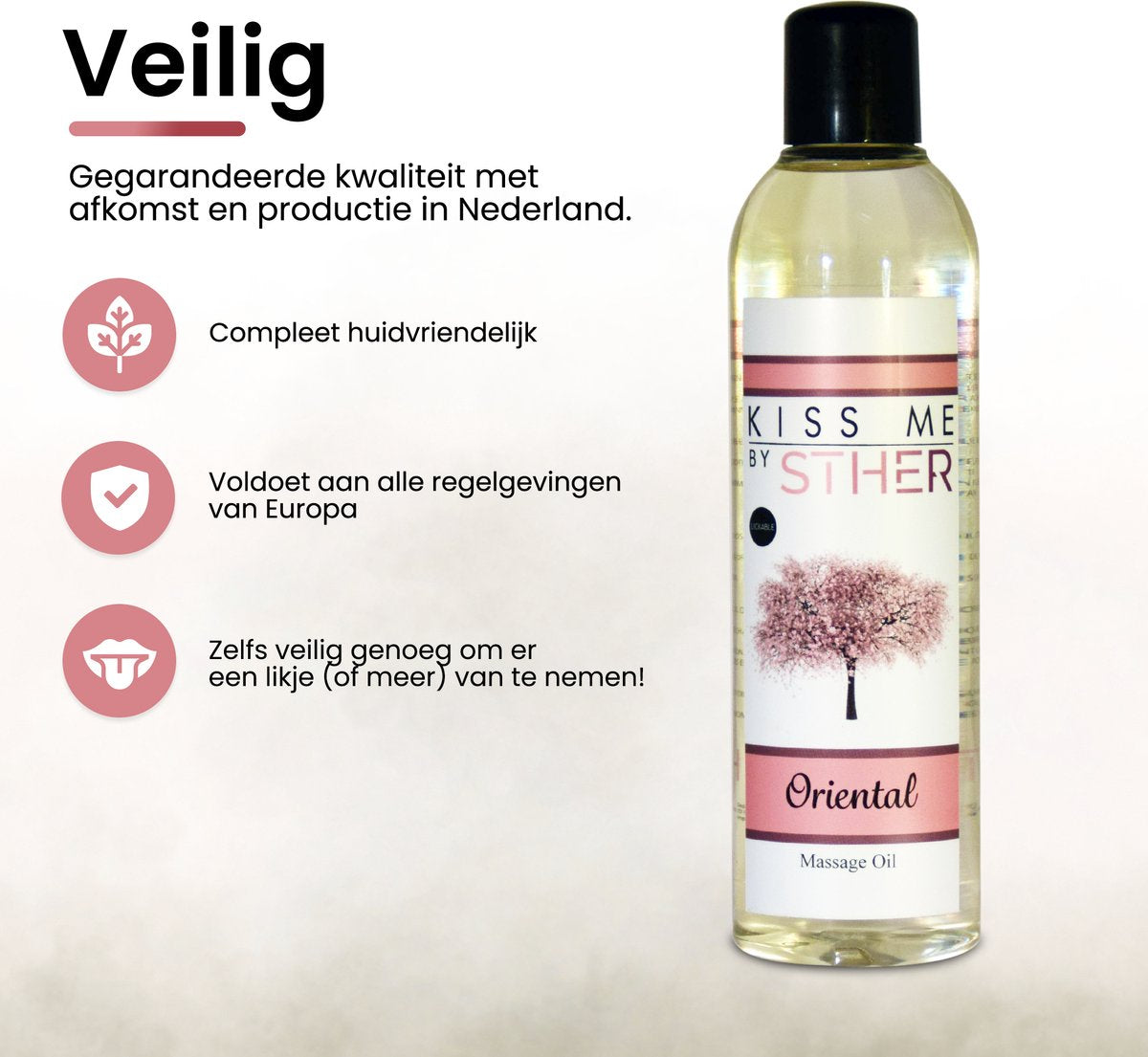 Sther Premium Massage olie en Glijmiddel 2-in-1 - Ontspannende Massageolie Erotisch - Oriental - 250 ml - afbeelding 4