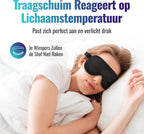 Somnifiq Slaapmasker - Luxe 3D Oogmasker Slaap - Zijden Slaapmasker - Traagschuim - 100% Verduisterend - Voor Mannen en Vrouwen - afbeelding 4