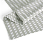 Walra Theedoeken Dry with Cubes, Stripes & Blocks - Keukenhanddoeken 3 x 50x70cm - Legergroen - afbeelding 4