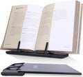Castagnola Verstelbare Boekenstandaard - Boekenhouder met 7 Standen - Kookboekhouder Metaal - Tablethouder Zwart - Anti Slip Leesstandaard - Boekensteun - afbeelding 1