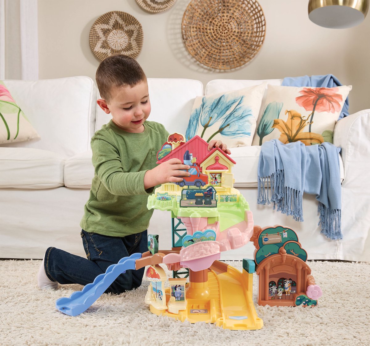 VTech - Toet Toet Auto's Bluey - Bluey's Buurt Speelset - afbeelding 4
